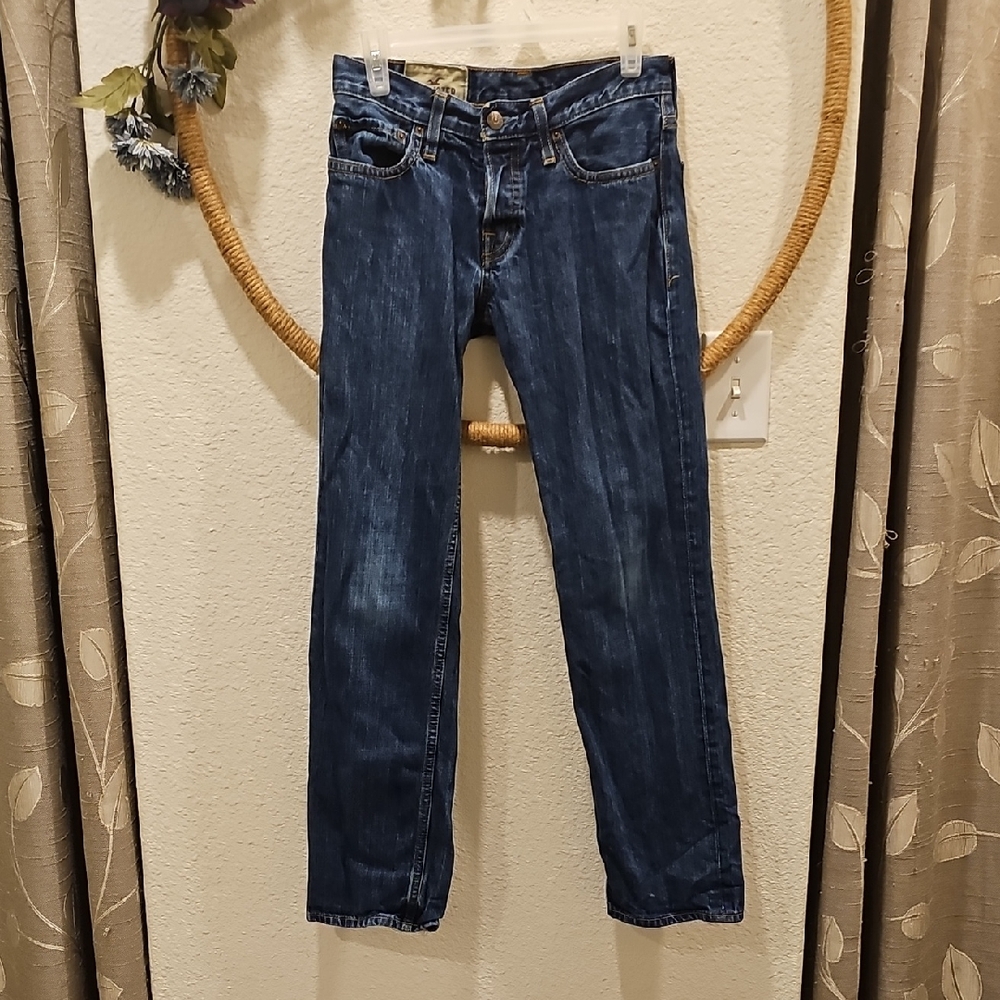 Hollister Dark Blue Straight Jeans